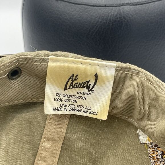 Vintage Al Agnew Bald Eagle Hat Cap 90s Embroidered American Wildlife Strapback - Picture 16 of 16